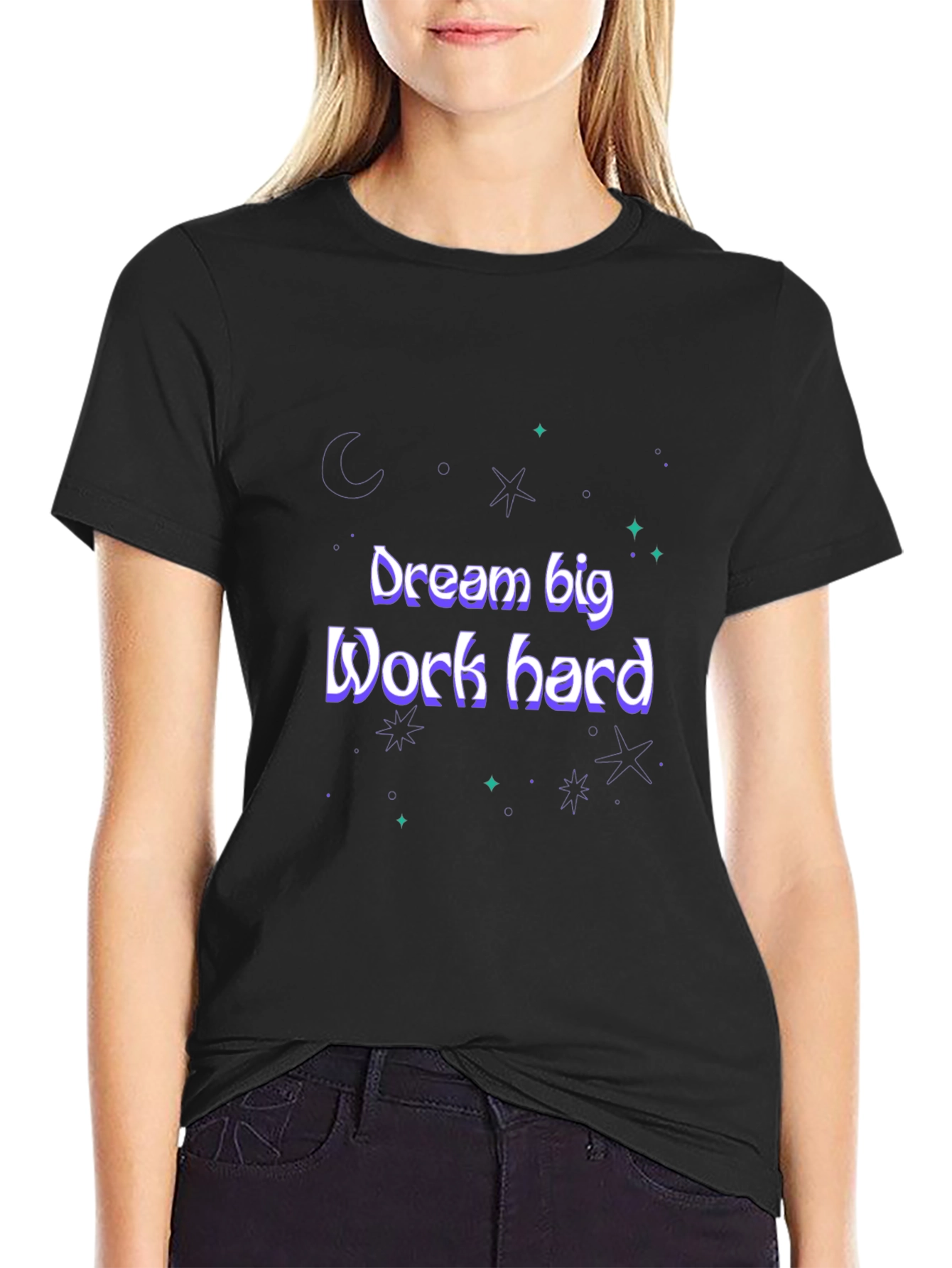 Dream Big Work Hard Graphic Tee