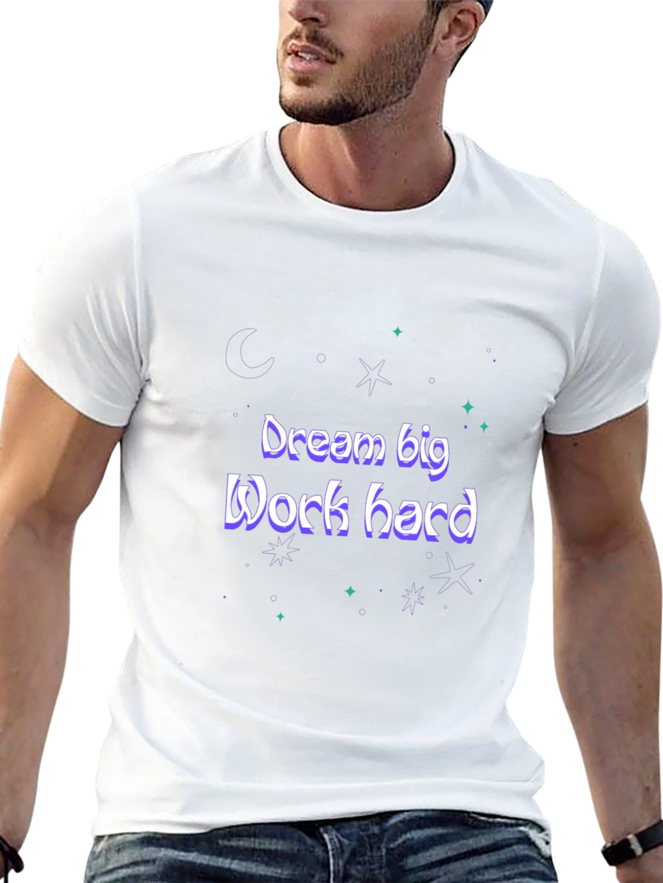 Dream Big Work Hard Graphic Tee