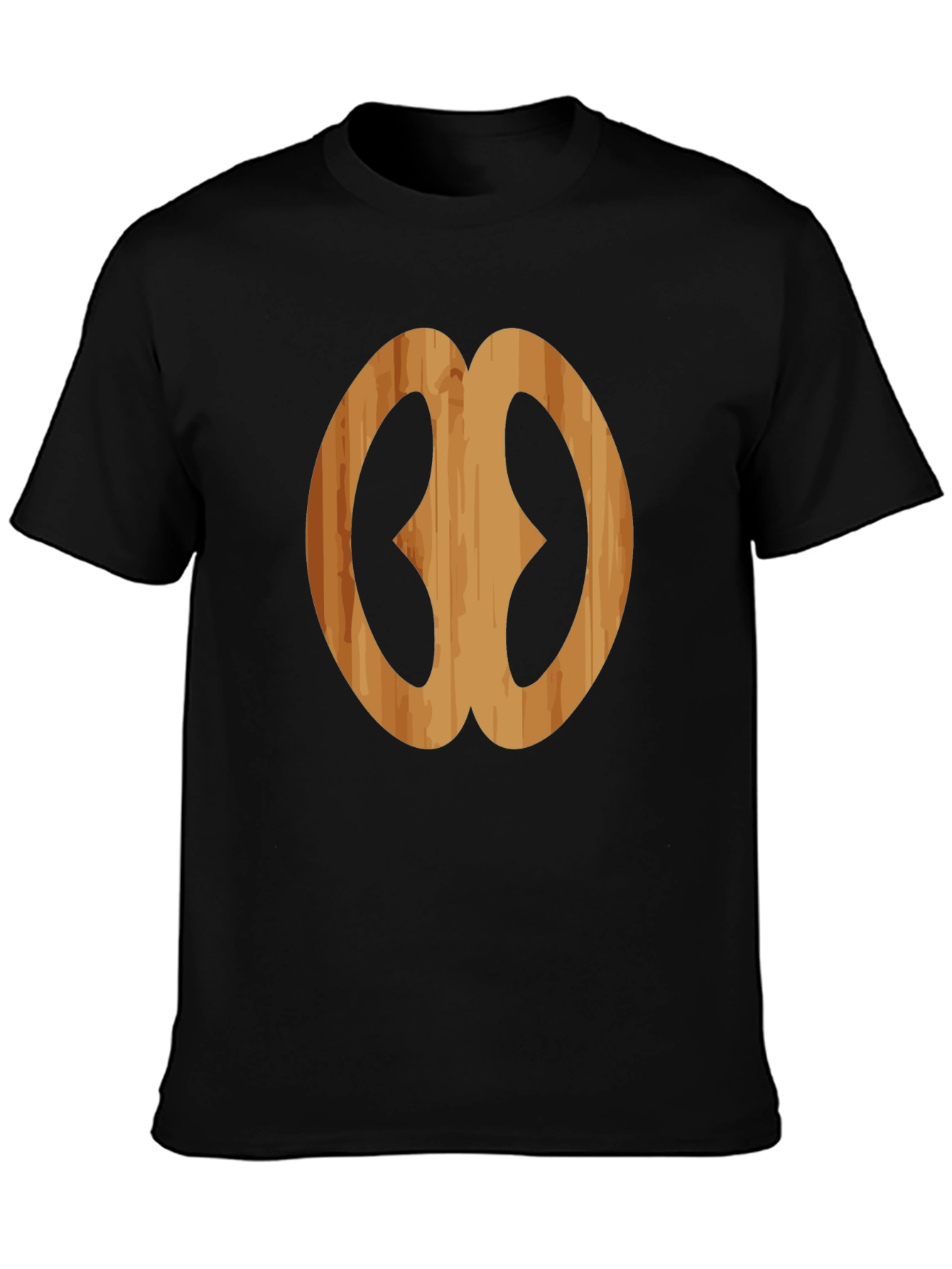 Wooden Adinkra Symbol Black T-Shirt