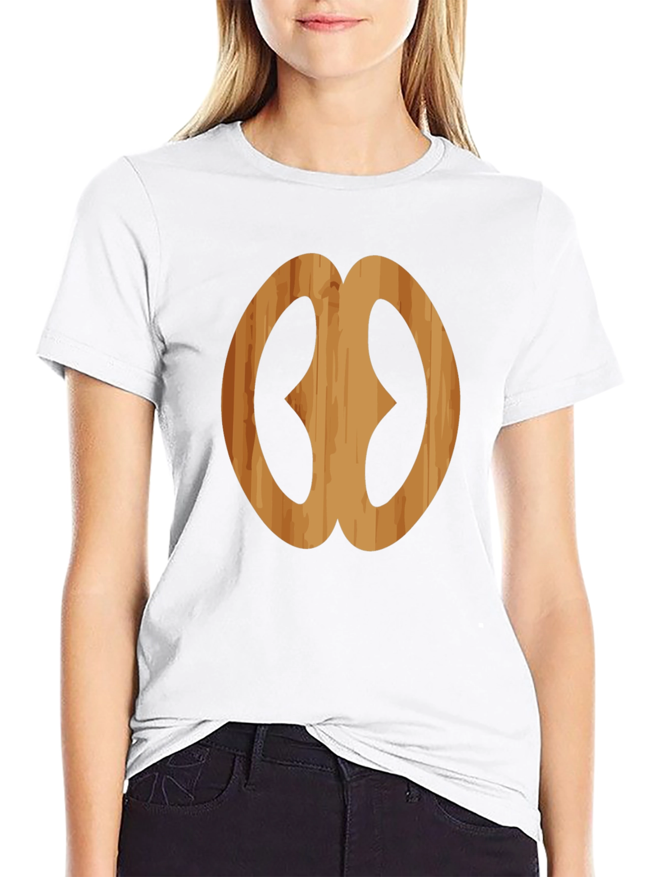 Wooden Adinkra Symbol Black T-Shirt