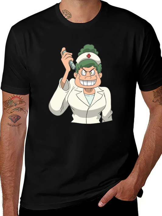 Cartoon Nurse Graphic Tee
