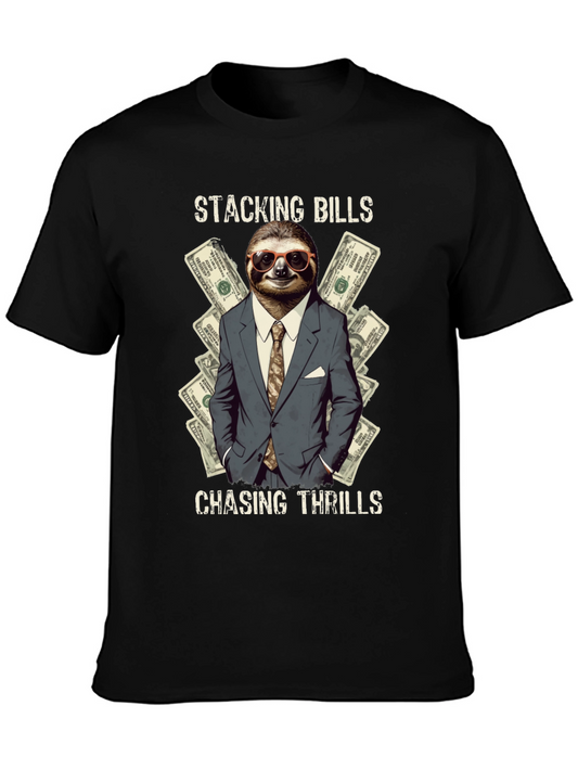 Stacking Bills Sloth Tee - Chasing Thrills