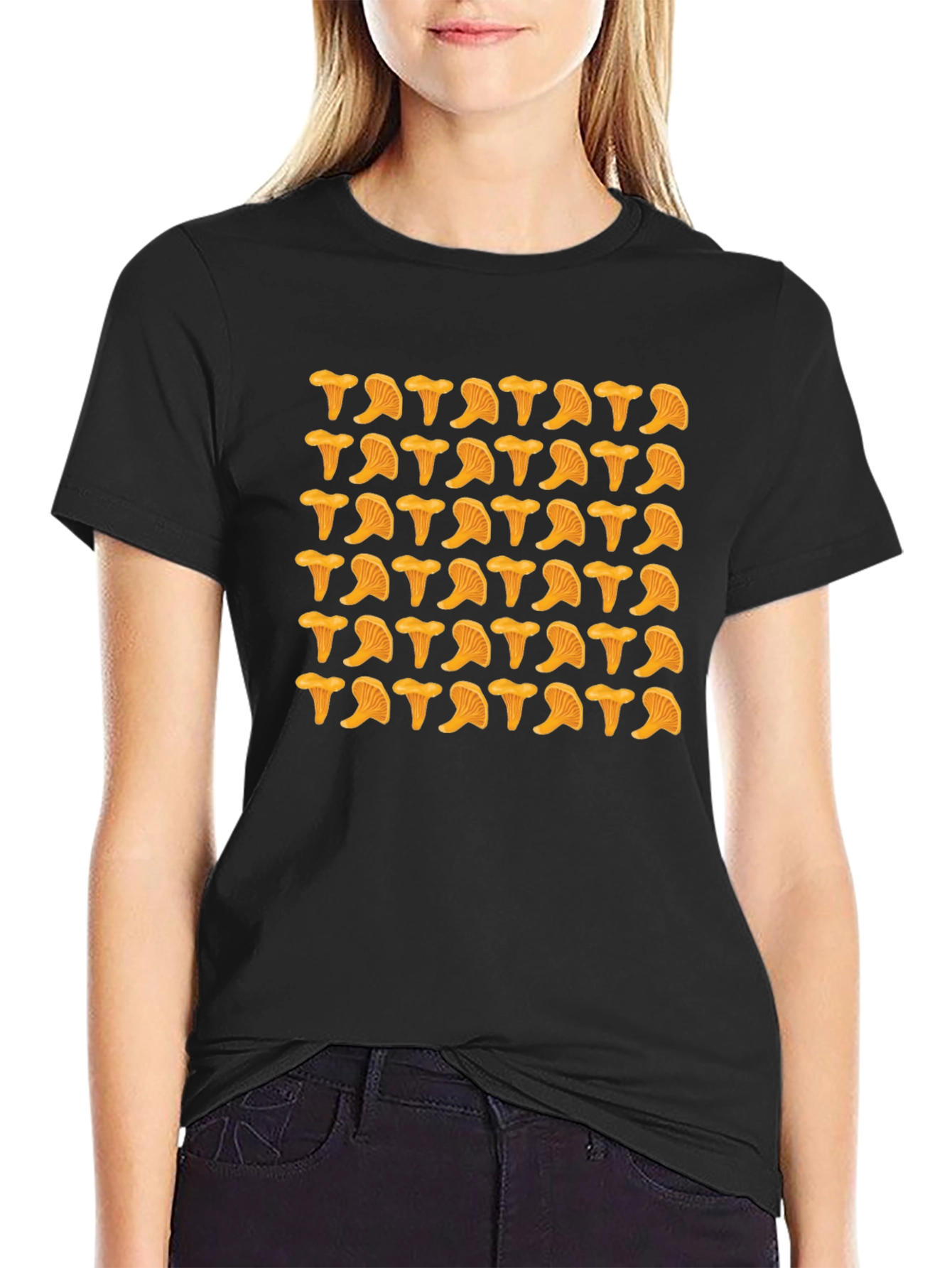 Mushroom Pattern T-Shirt - Fun Graphic Tee