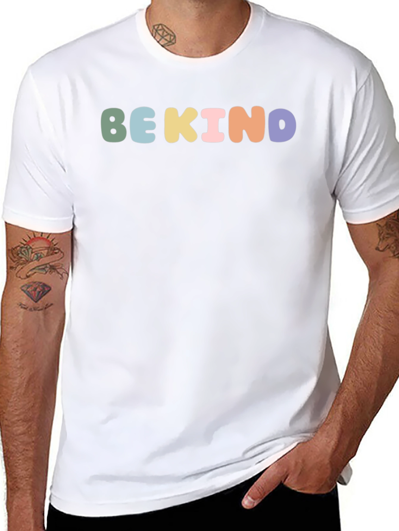 Be Kind T-Shirt - Short Sleeve Crew Neck