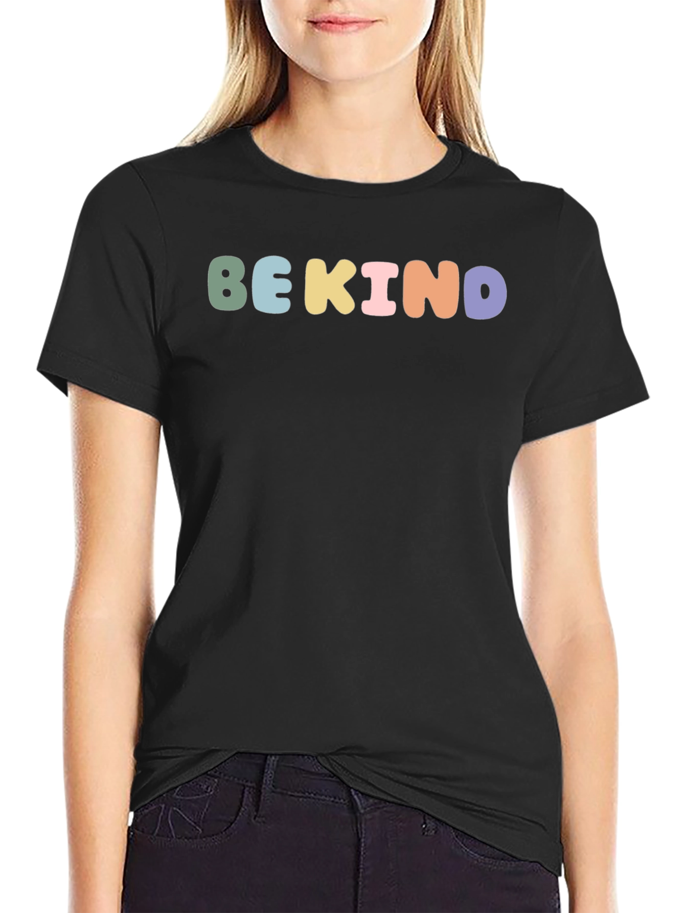 Be Kind T-Shirt - Short Sleeve Crew Neck