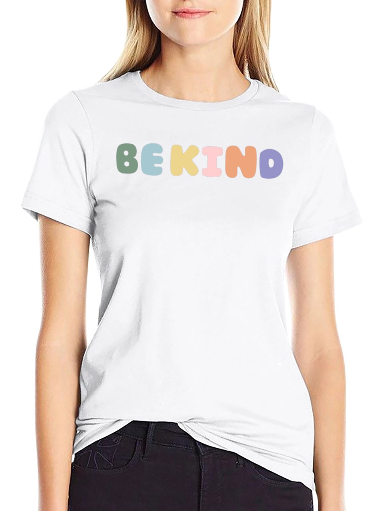 Be Kind T-Shirt - Short Sleeve Crew Neck