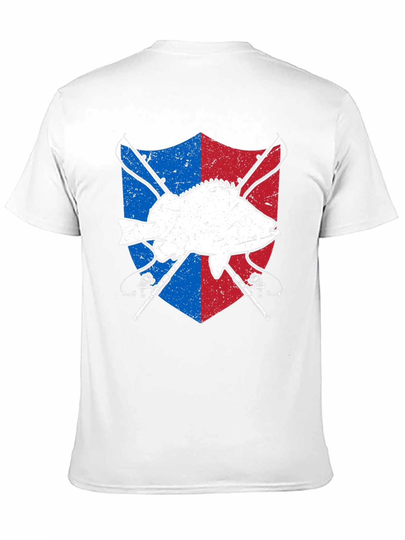 Fishing Shield Graphic T-Shirt