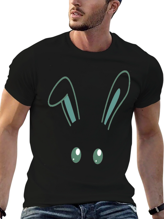 Cute Bunny Face Graphic T-Shirt