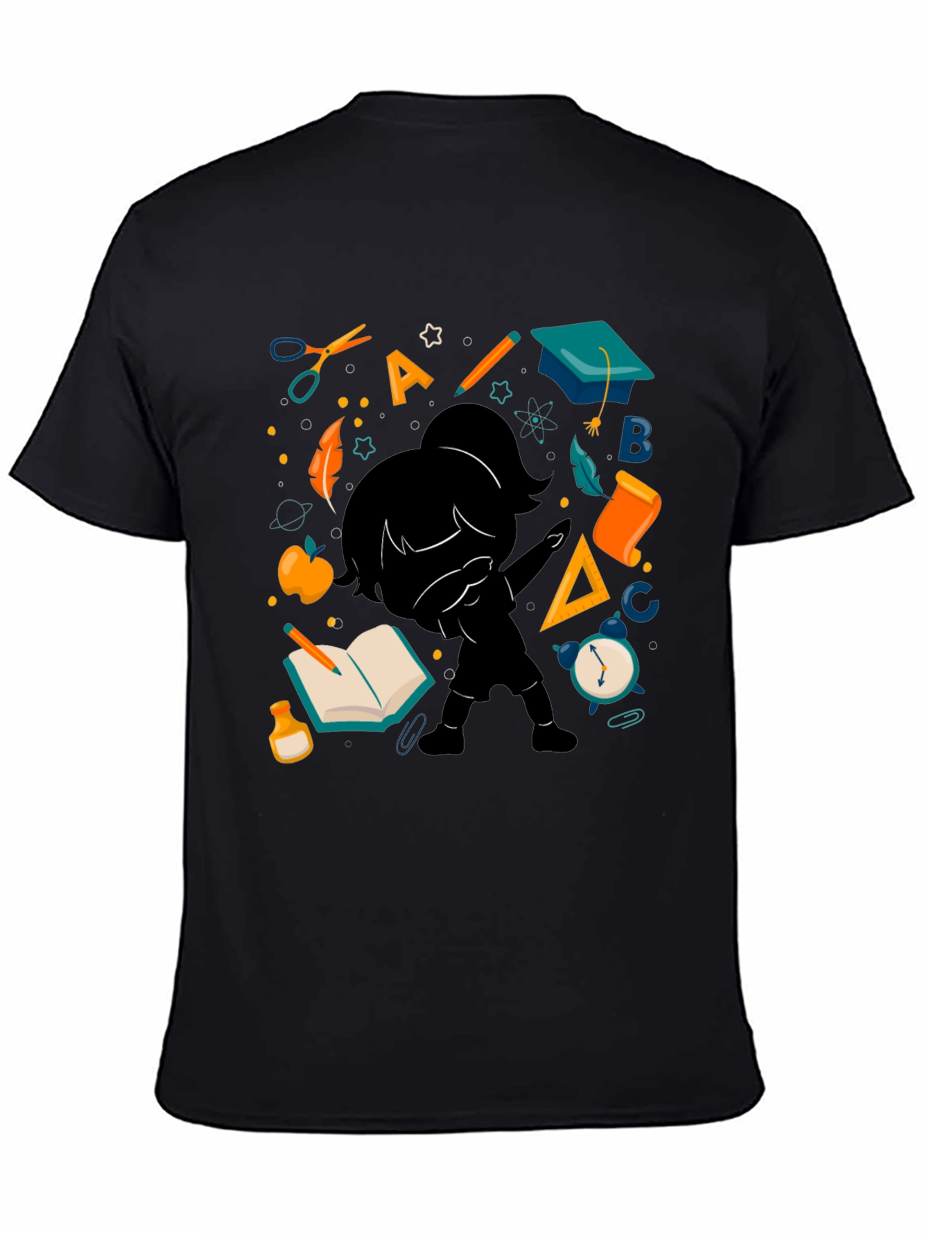 Back to School Graphic Tee - Black
