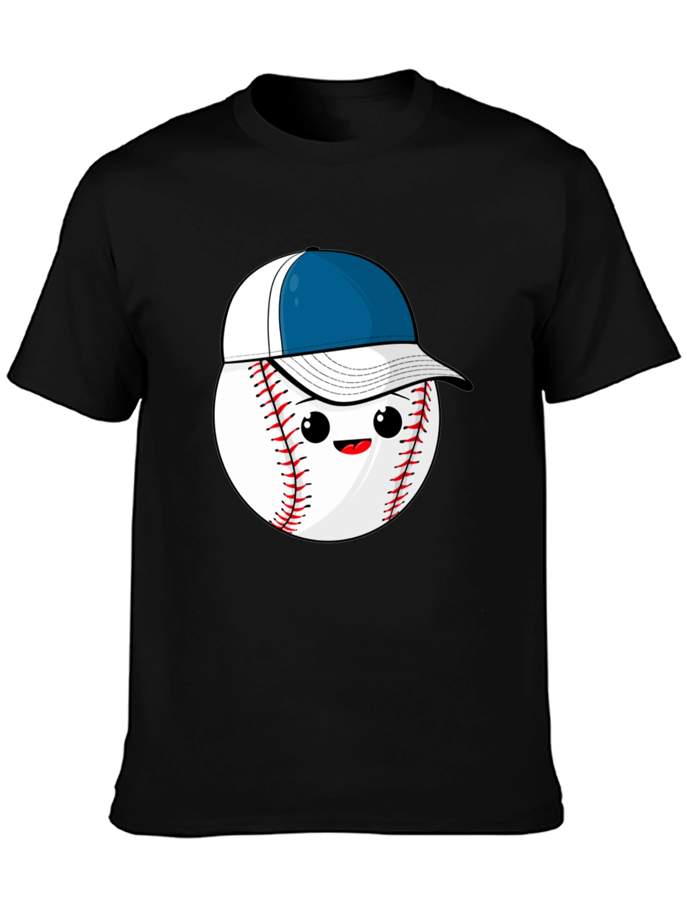 Baseball with Hat Graphic Tee