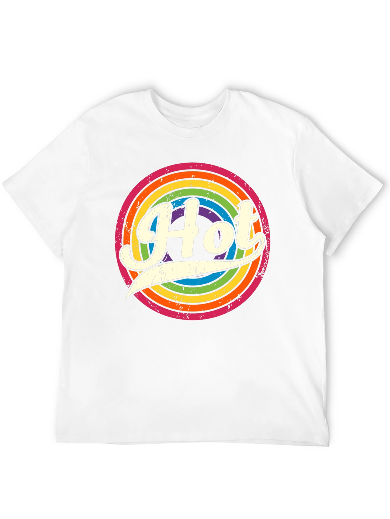 Retro Rainbow Hot T-Shirt