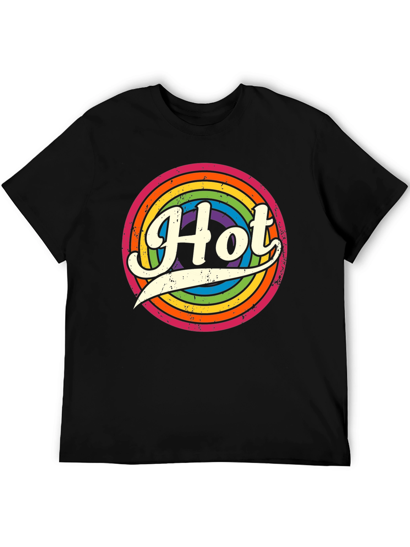 Retro Rainbow Hot T-Shirt