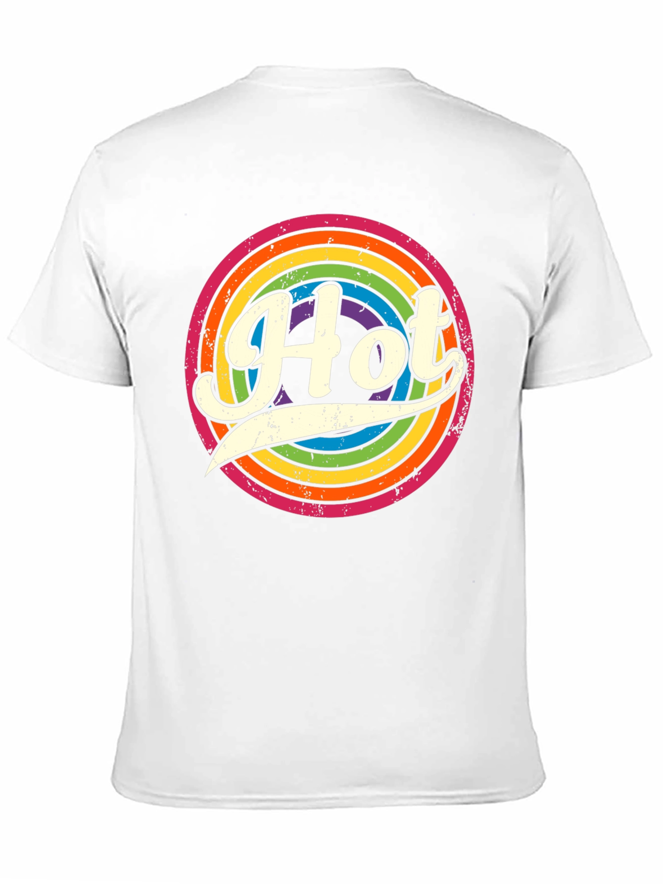 Retro Rainbow Hot T-Shirt