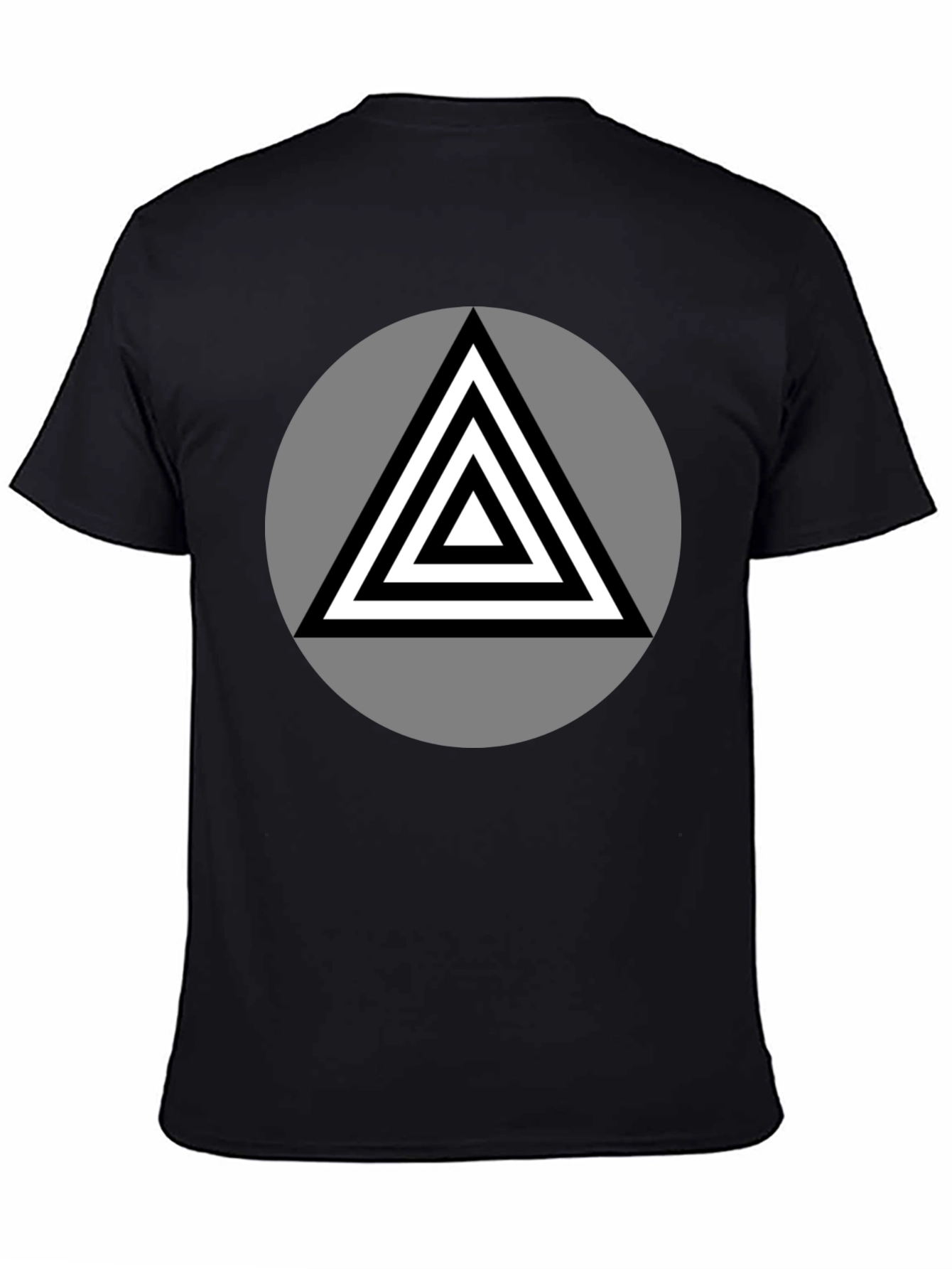 Geometric Triangle Graphic T-Shirt
