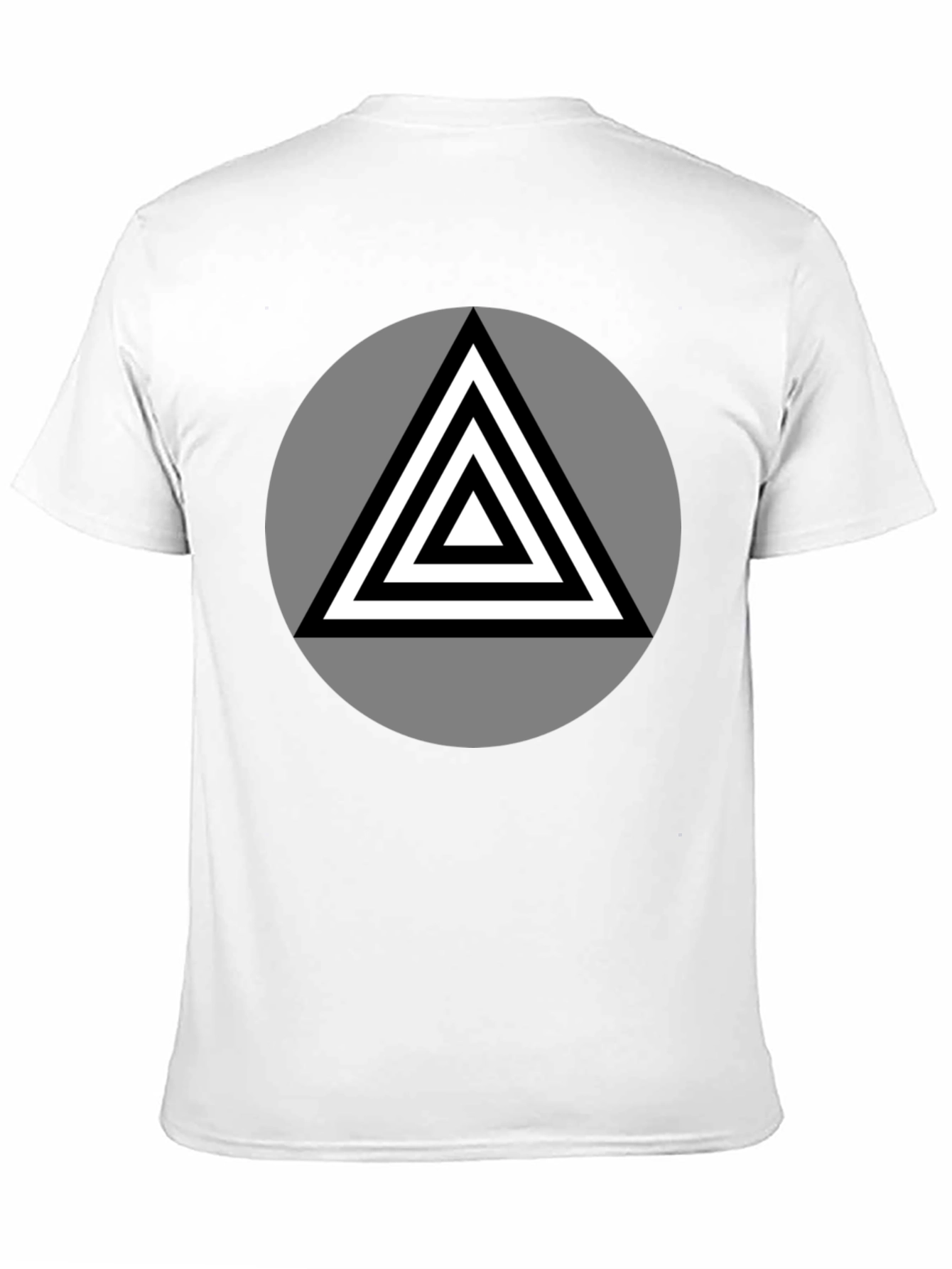 Geometric Triangle Graphic T-Shirt