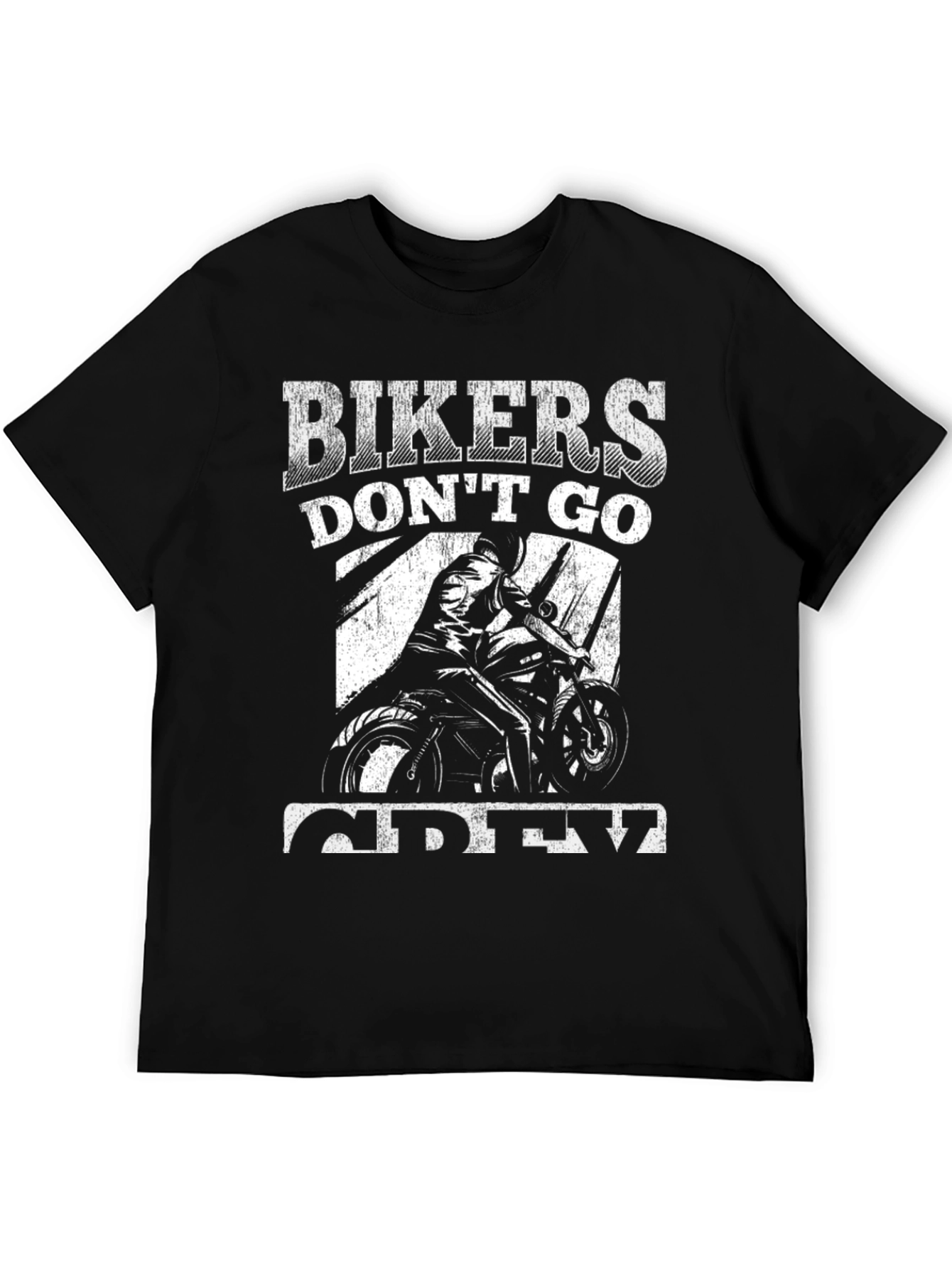 Bikers Dont Go Grey T-Shirt