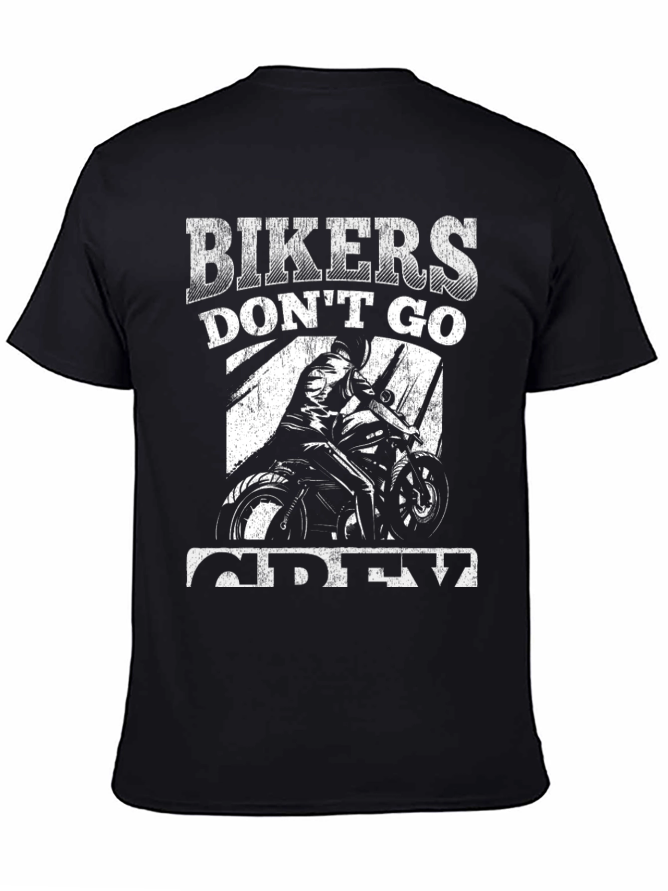 Bikers Dont Go Grey T-Shirt