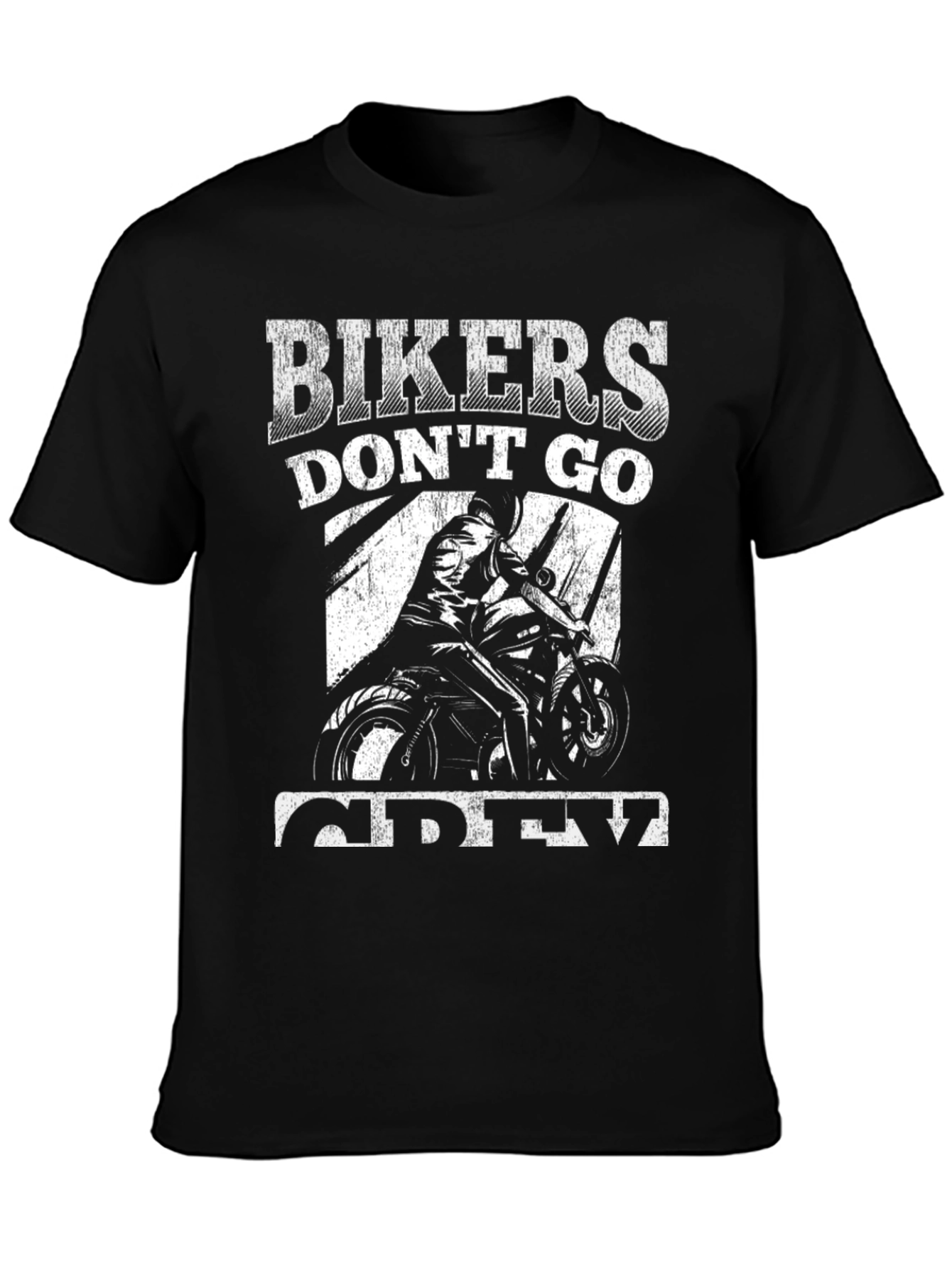 Bikers Dont Go Grey T-Shirt