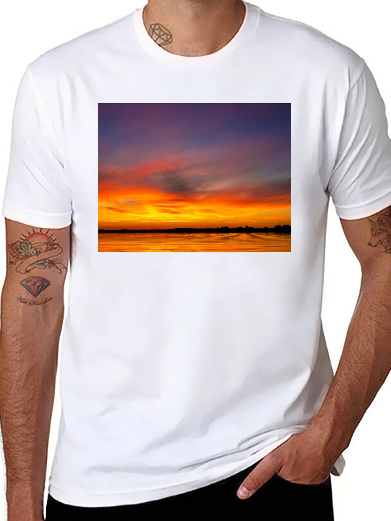 Sunset Lake Graphic Tee