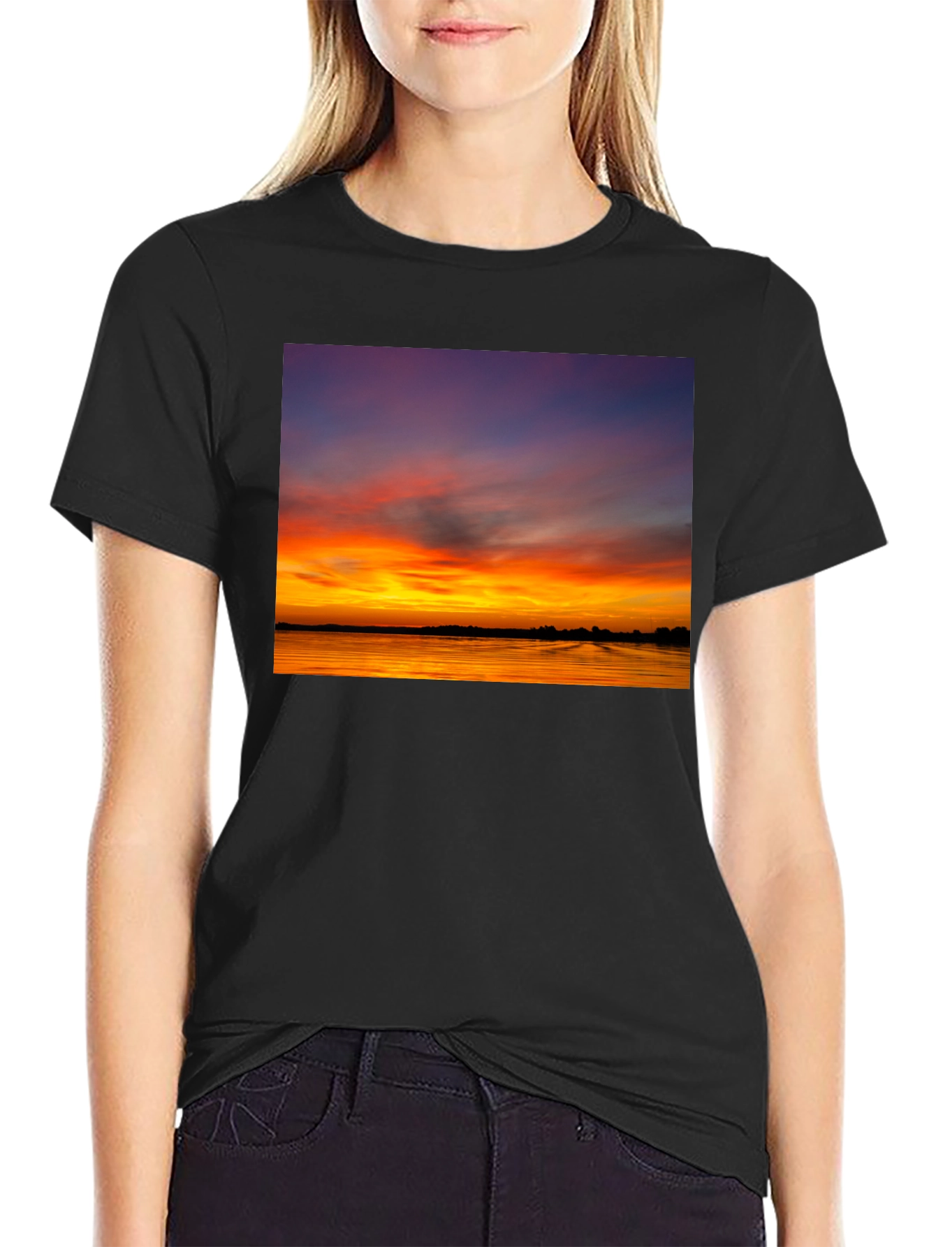 Sunset Lake Graphic Tee