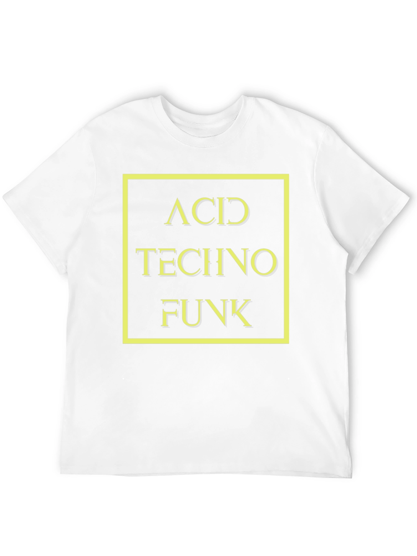 Acid Techno Funk Graphic T-Shirt - Black