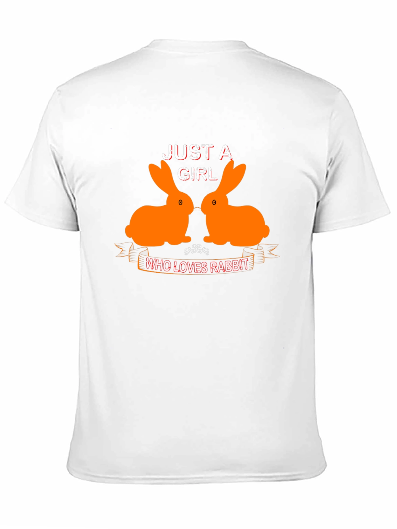 Just A Girl Who Loves Rabbits Graphic T-Shirt