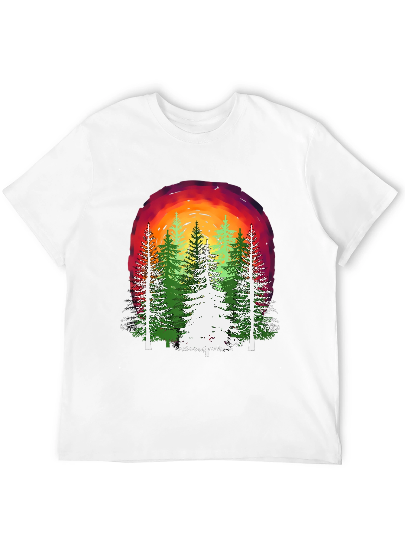 Nature Sunset Graphic T-Shirt