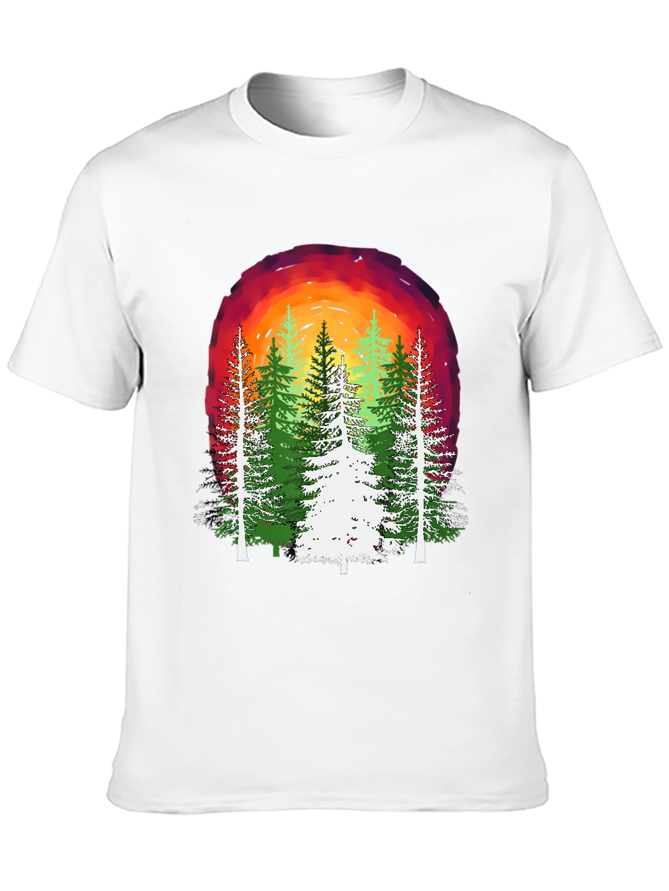 Nature Sunset Graphic T-Shirt