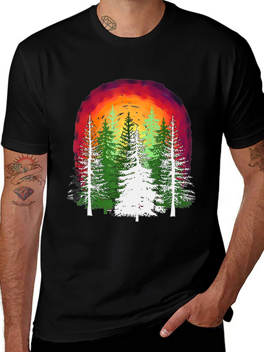 Nature Sunset Graphic T-Shirt