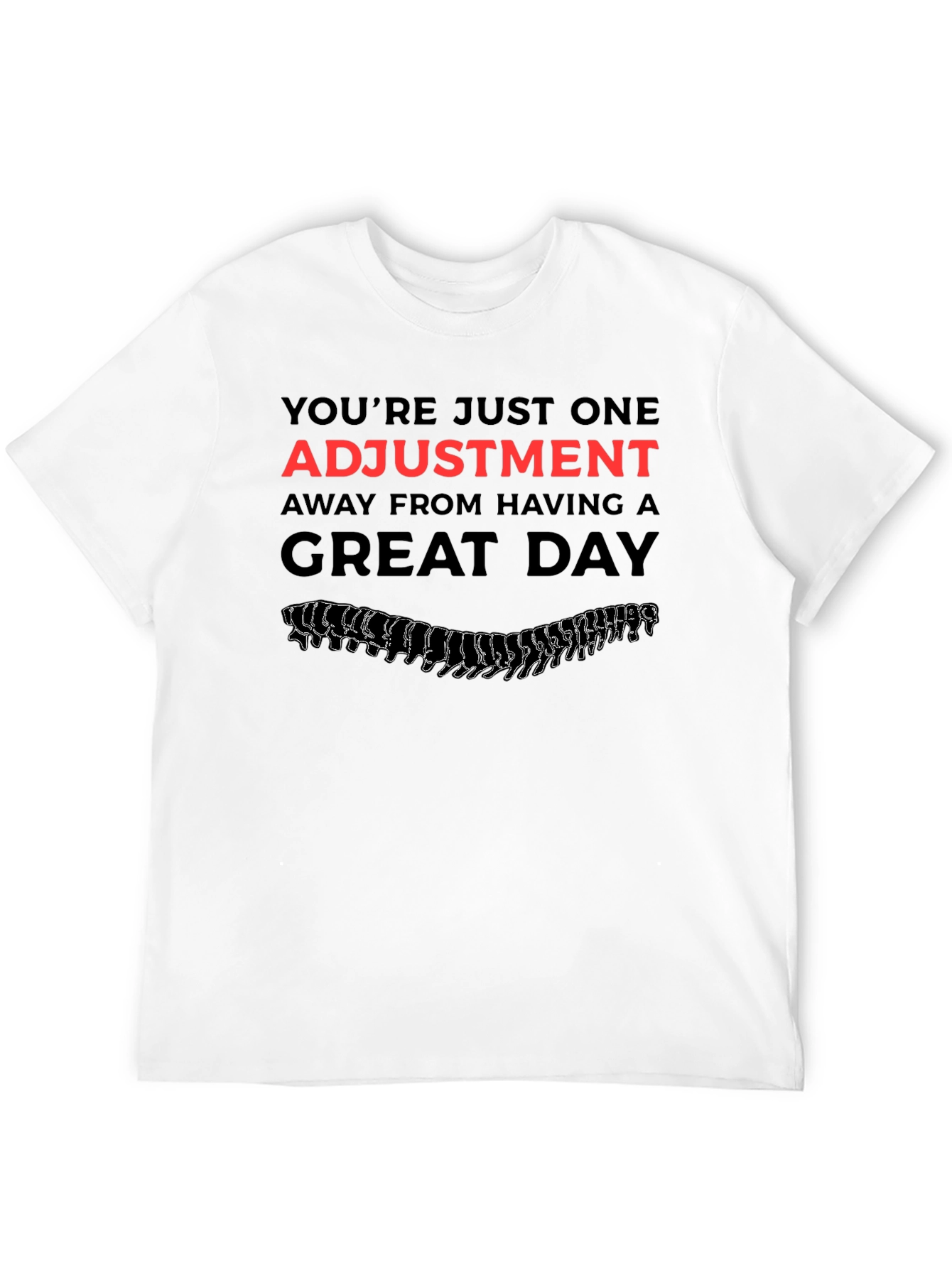 Chiropractor Adjustment Black T-Shirt