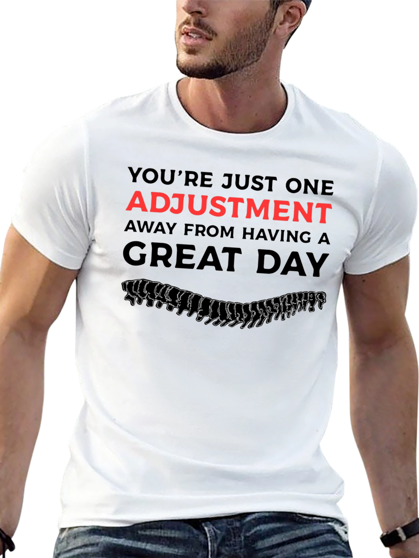 Chiropractor Adjustment Black T-Shirt