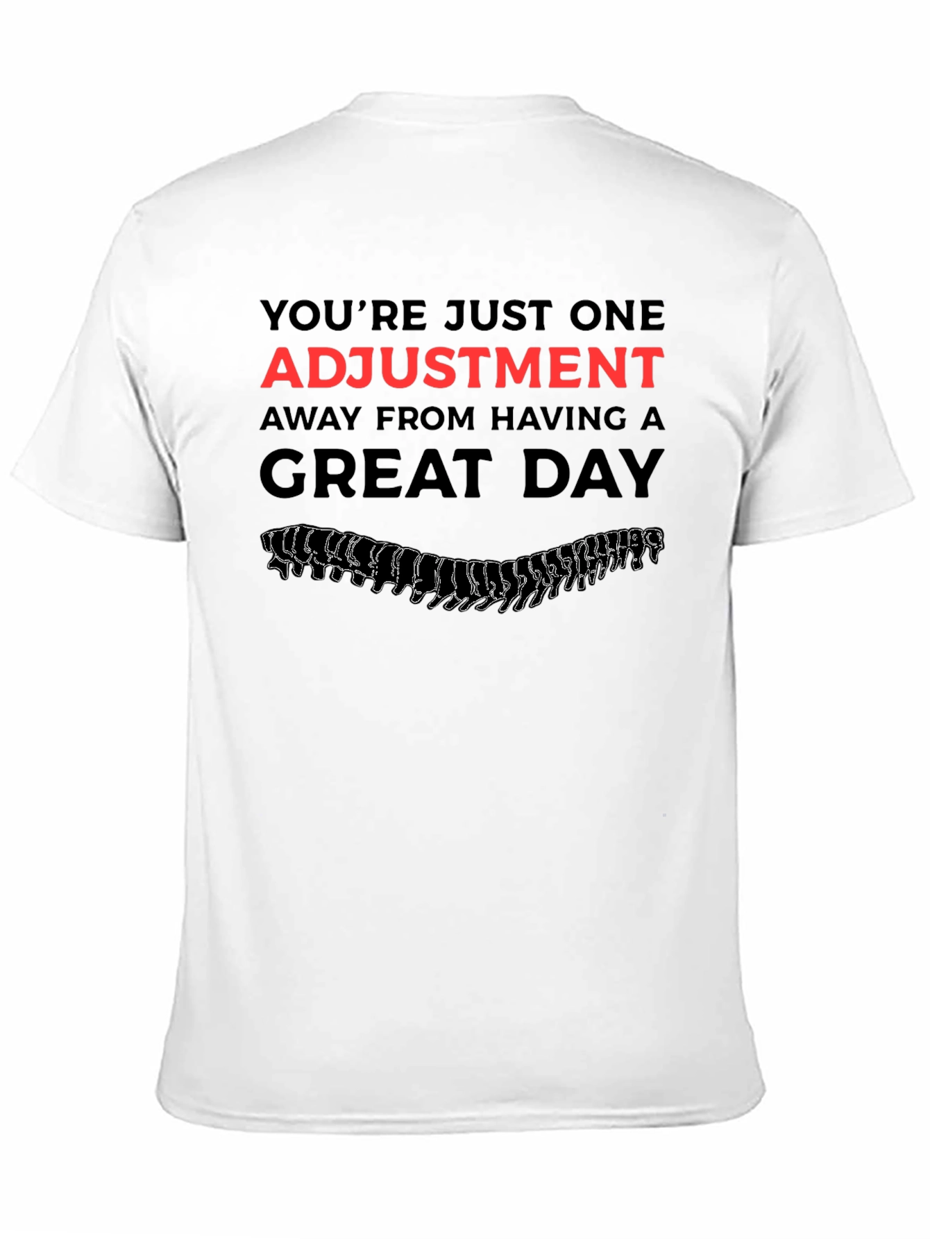 Chiropractor Adjustment Black T-Shirt