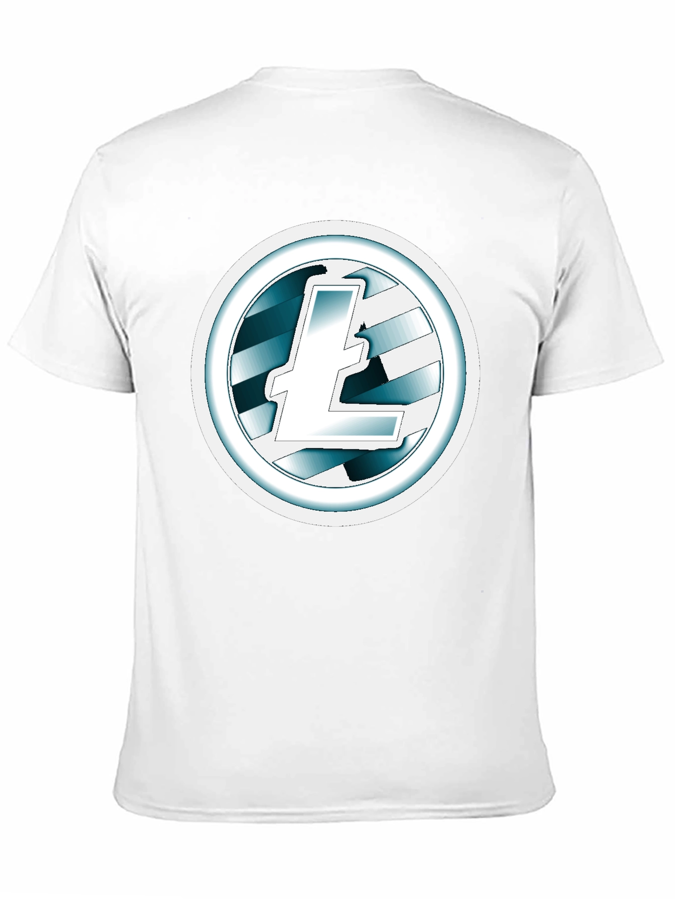 Litecoin Logo Black T-Shirt Cryptocurrency Tee