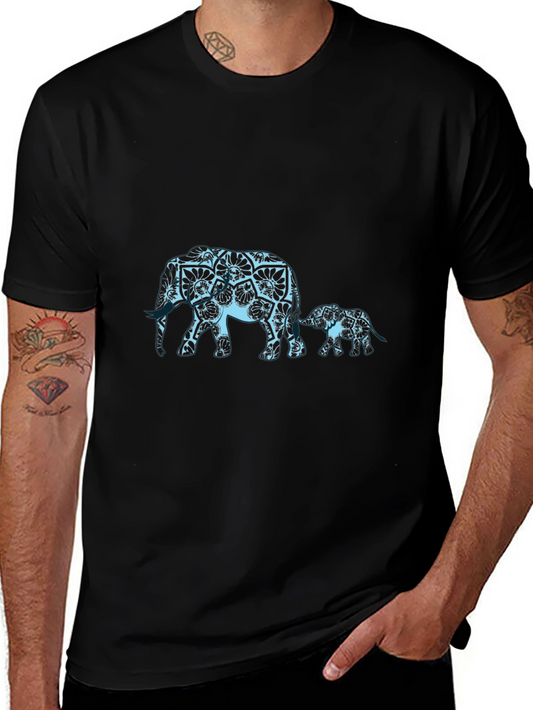 Elephant Mandala Graphic Tee
