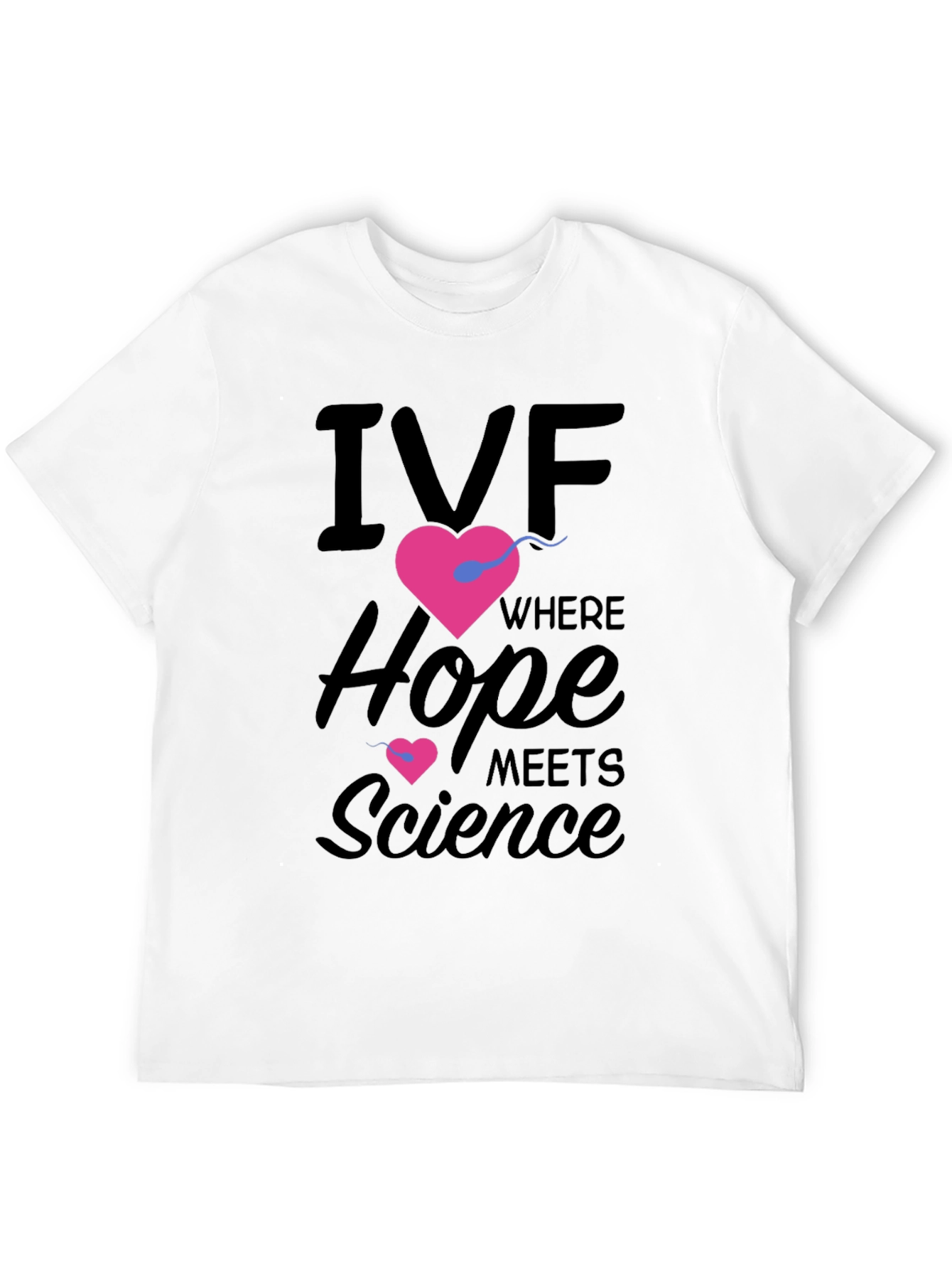 IVF Hope & Science Graphic Tee - Black