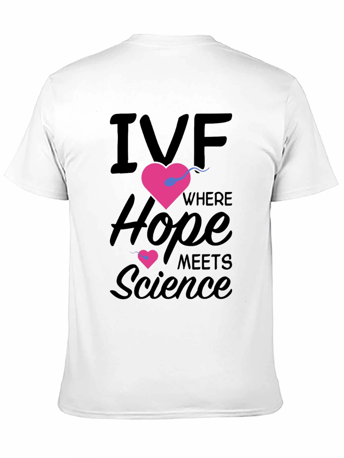 IVF Hope & Science Graphic Tee - Black