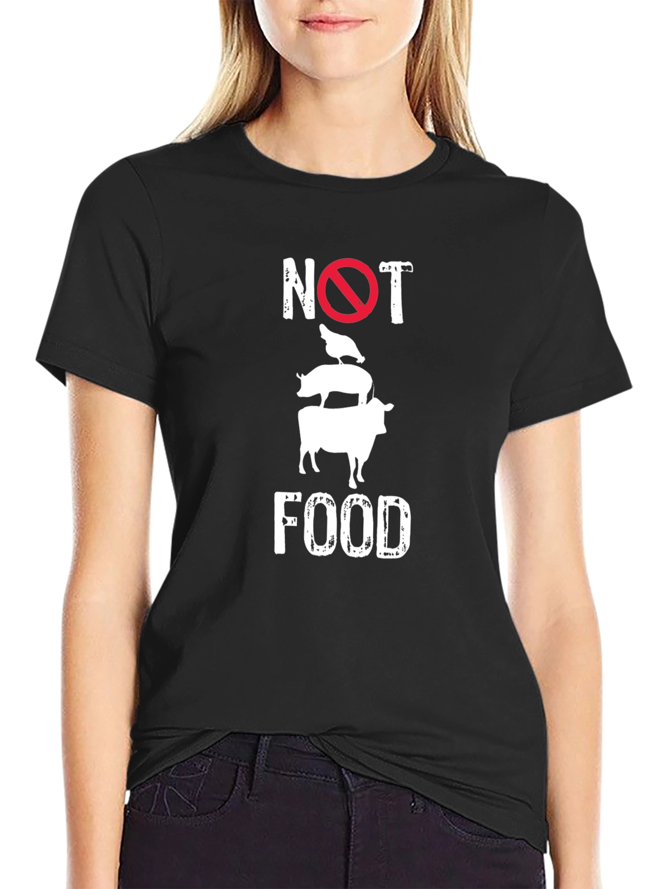 Vegan Not Food T-Shirt - Animal Rights Tee
