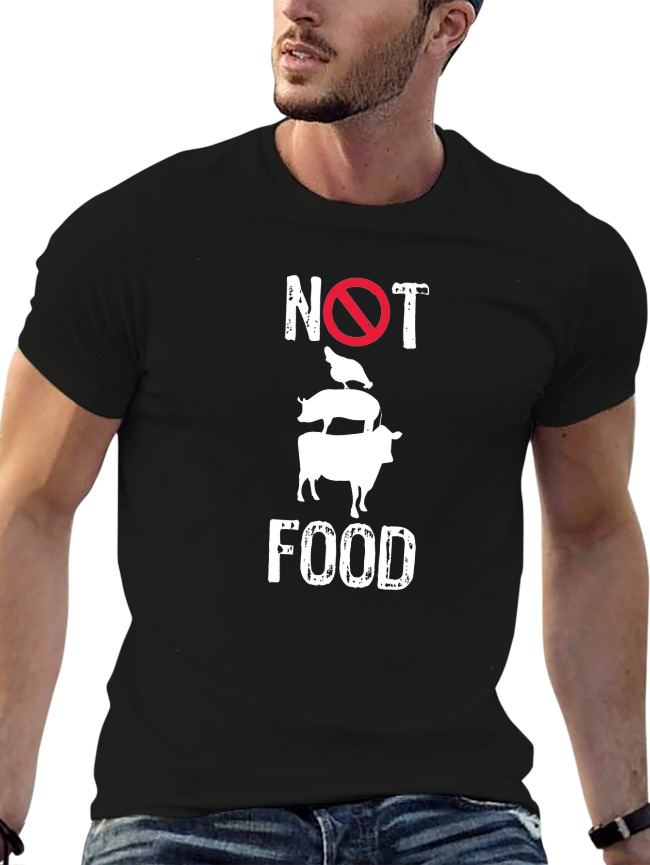 Vegan Not Food T-Shirt - Animal Rights Tee