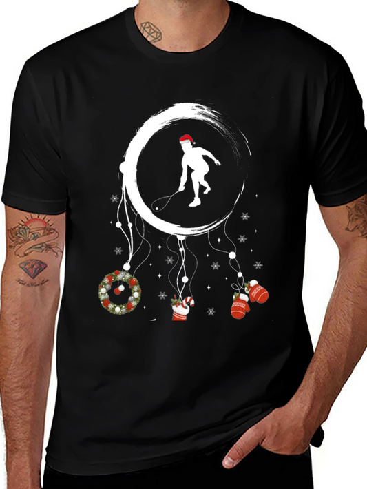 Squash Player Christmas T-Shirt
