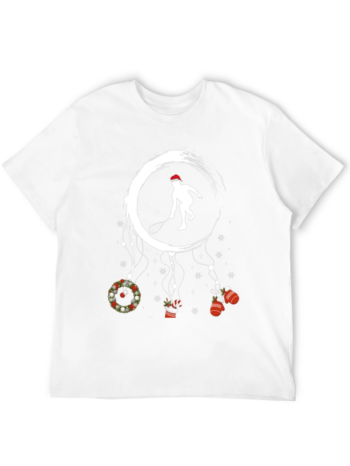 Squash Player Christmas T-Shirt