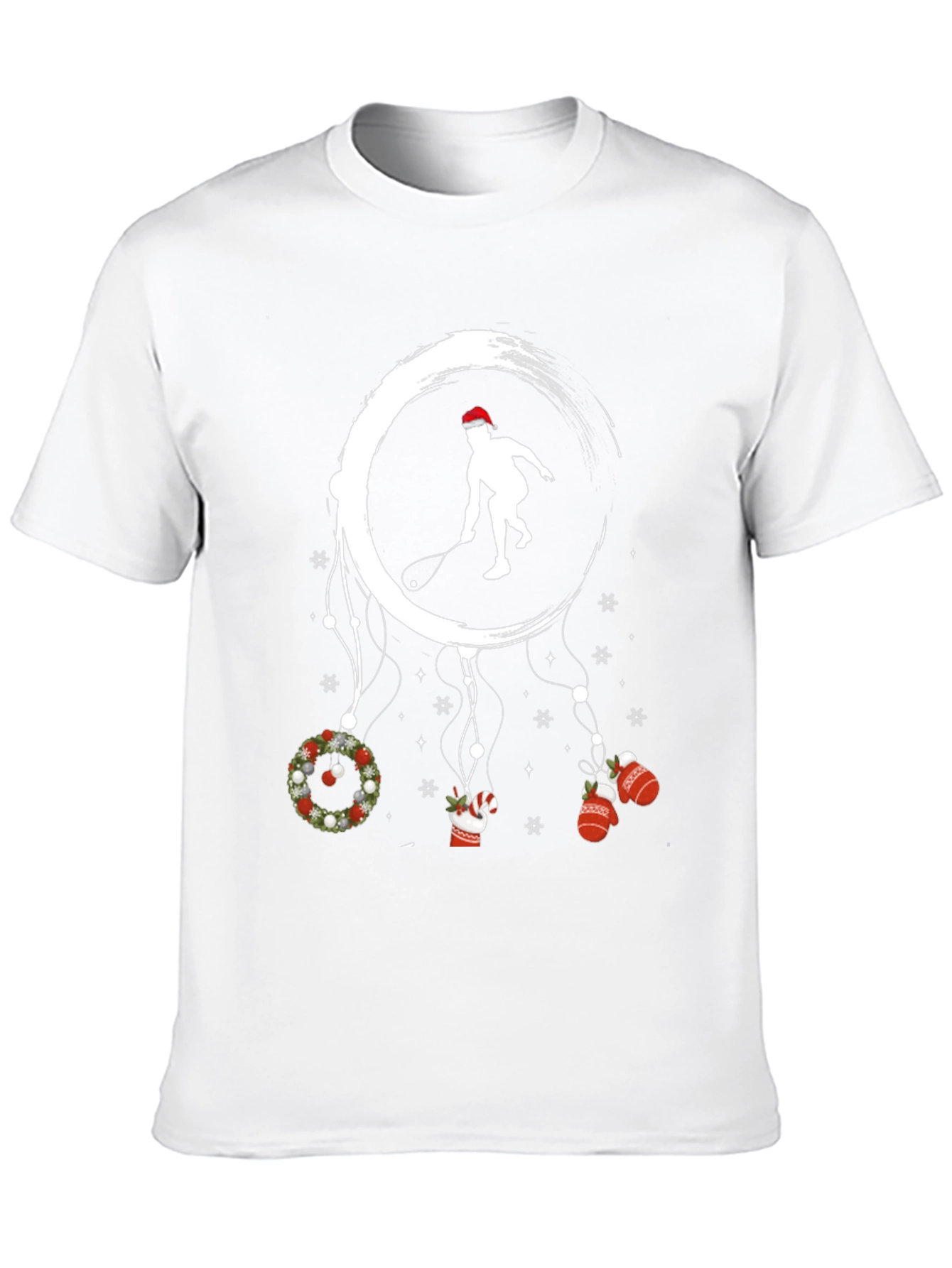 Squash Player Christmas T-Shirt