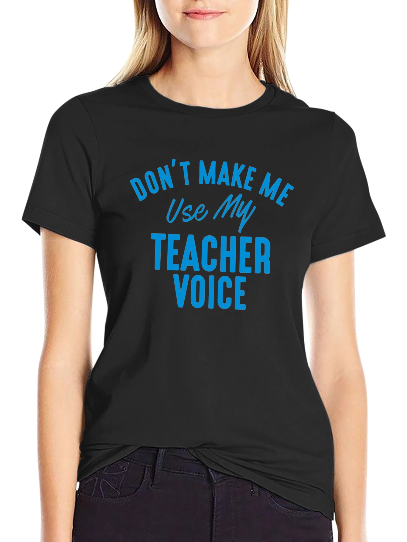 Teacher Voice Graphic T-Shirt - Funny Novelty Tee