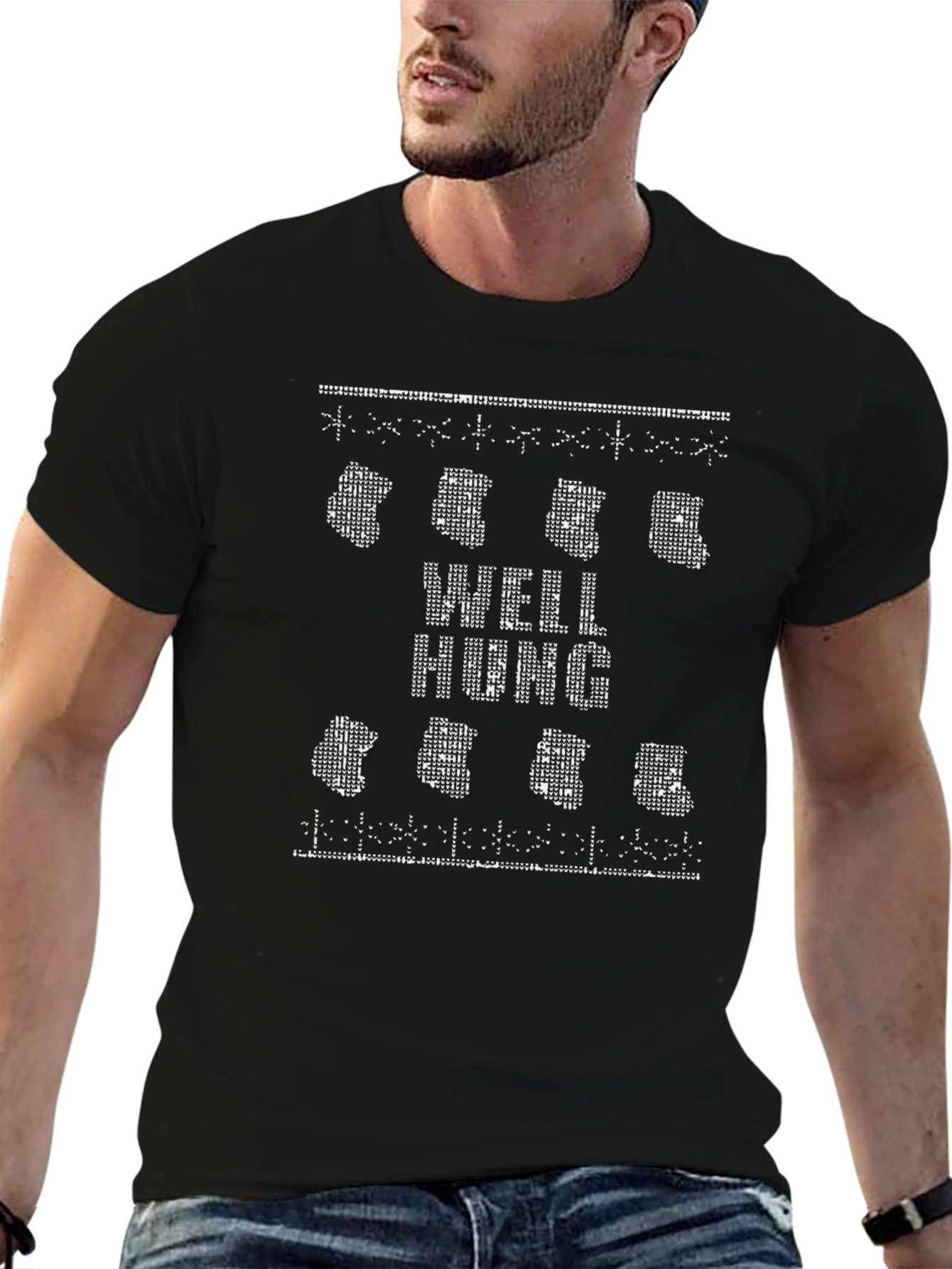 Well Hung Christmas T-Shirt