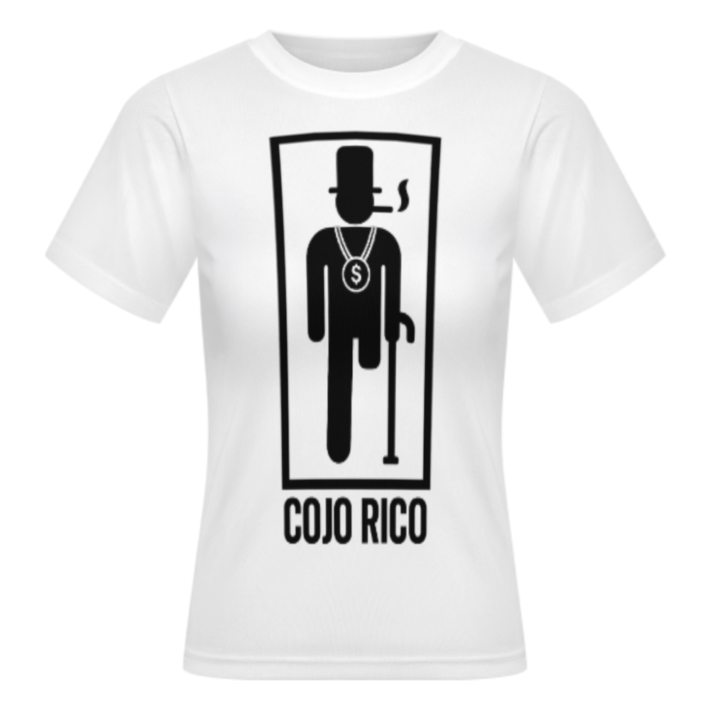 Cojo Rico Minimalist Streetwear Graphic T-Shirt – Urban Icon Design(z1208)