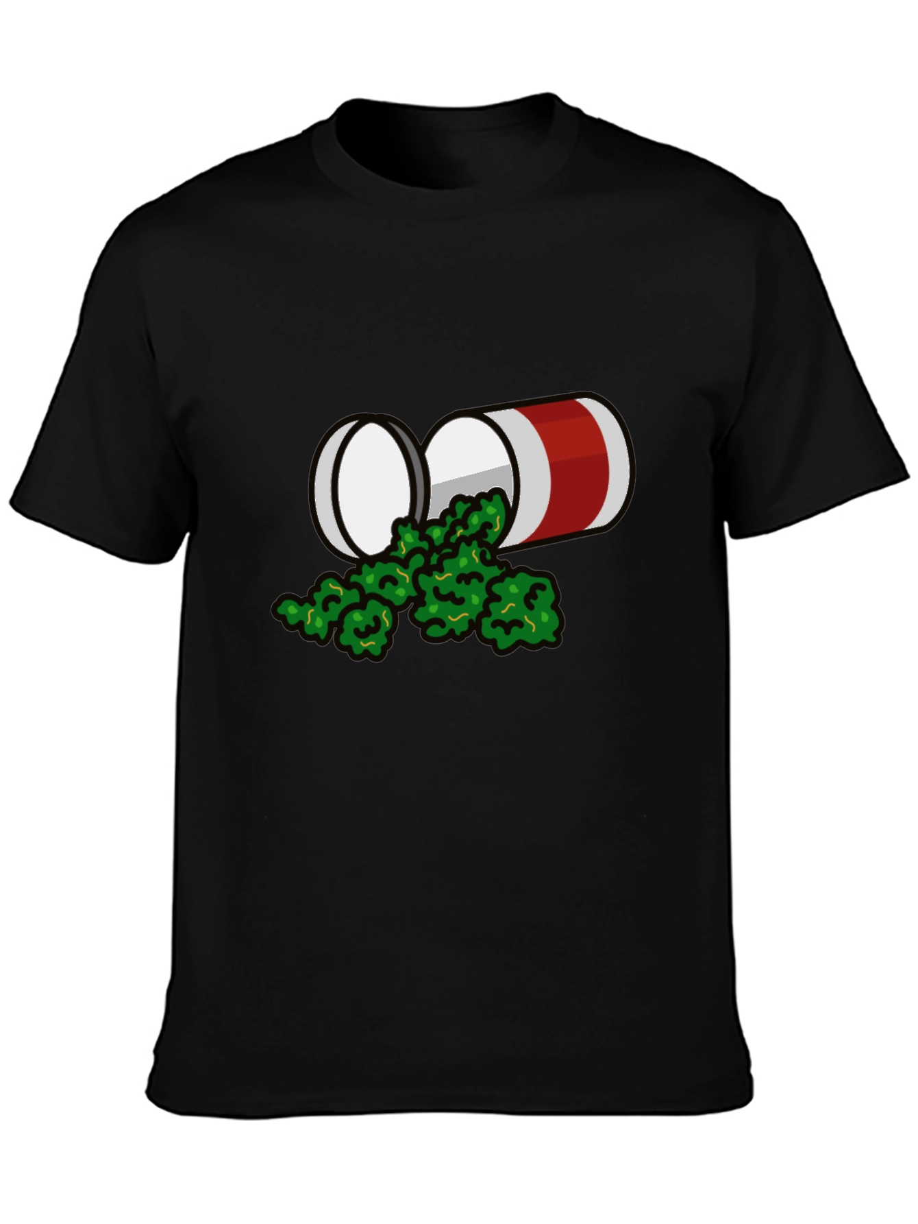 Novelty Pill Bottle Design T-Shirt