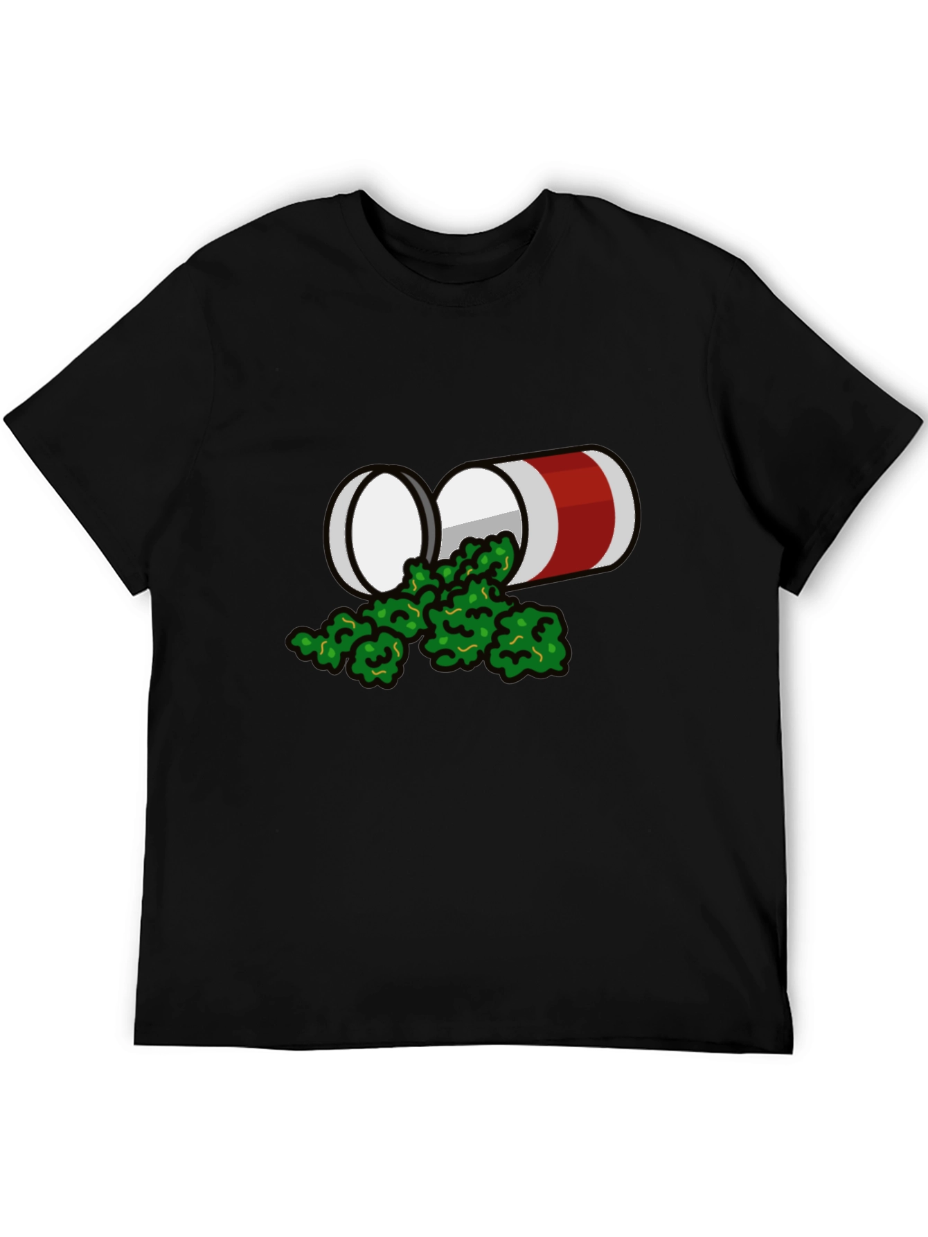 Novelty Pill Bottle Design T-Shirt