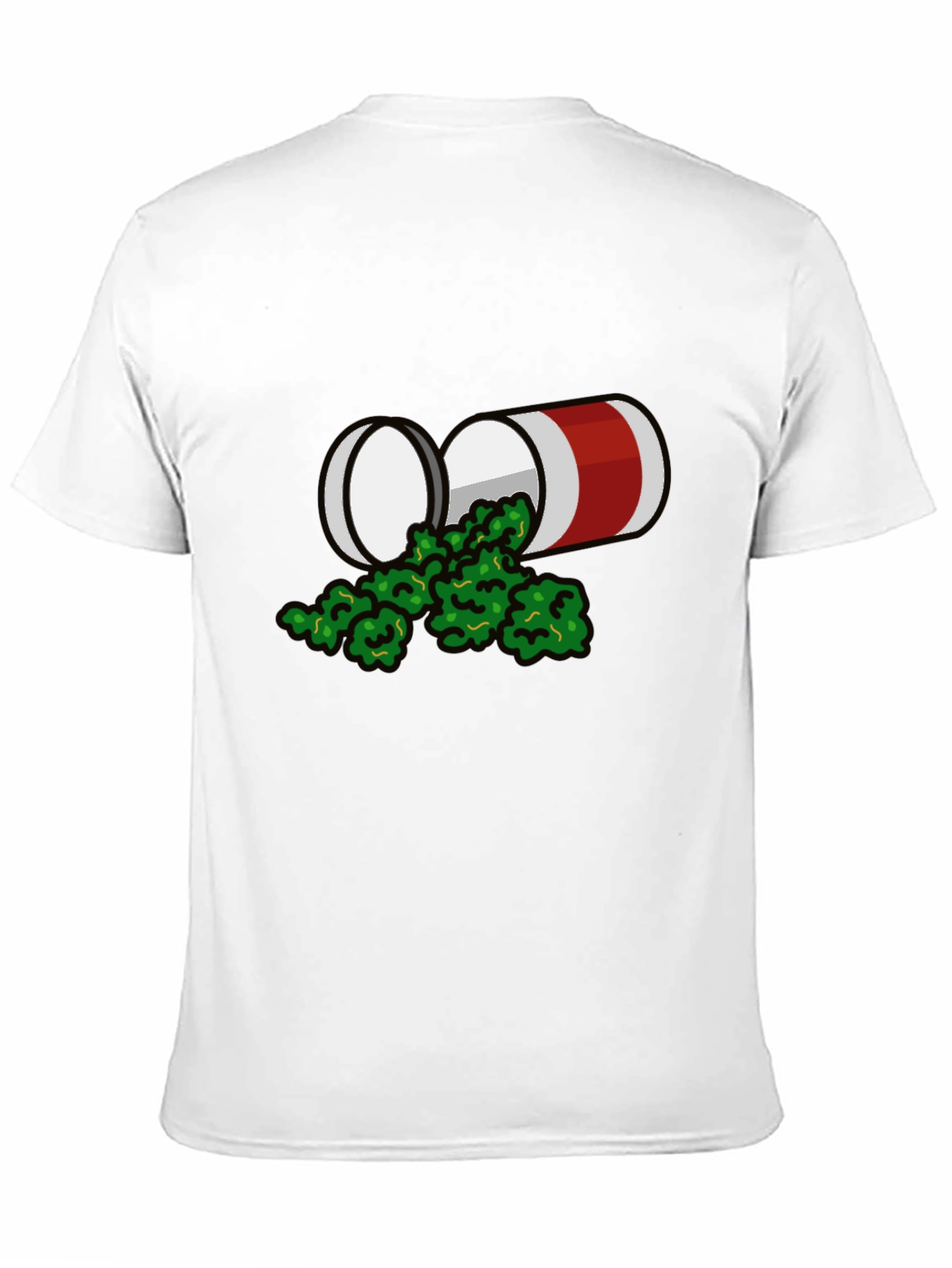 Novelty Pill Bottle Design T-Shirt