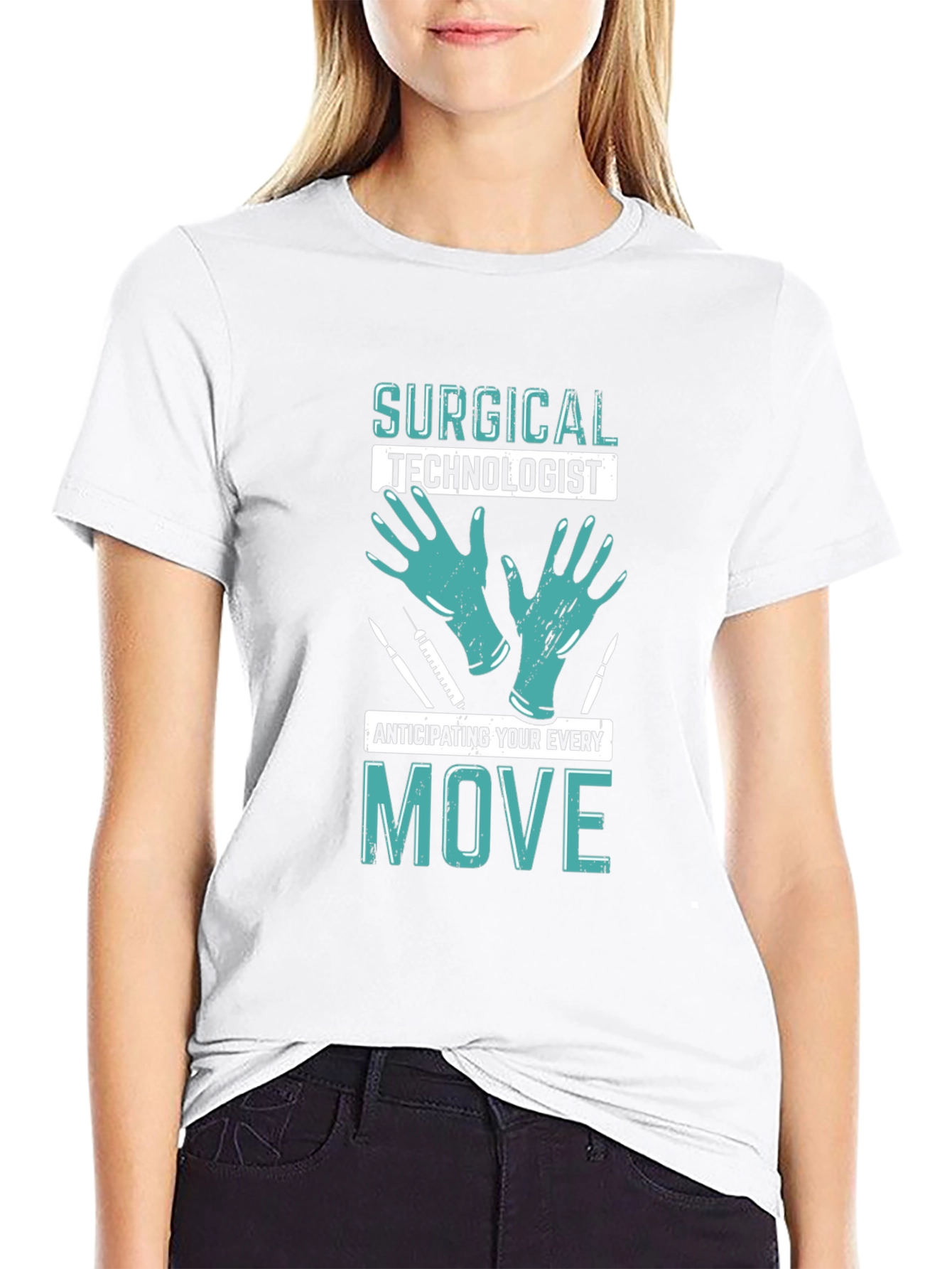 Surgical Technologist T-Shirt - Anticipating Every Move