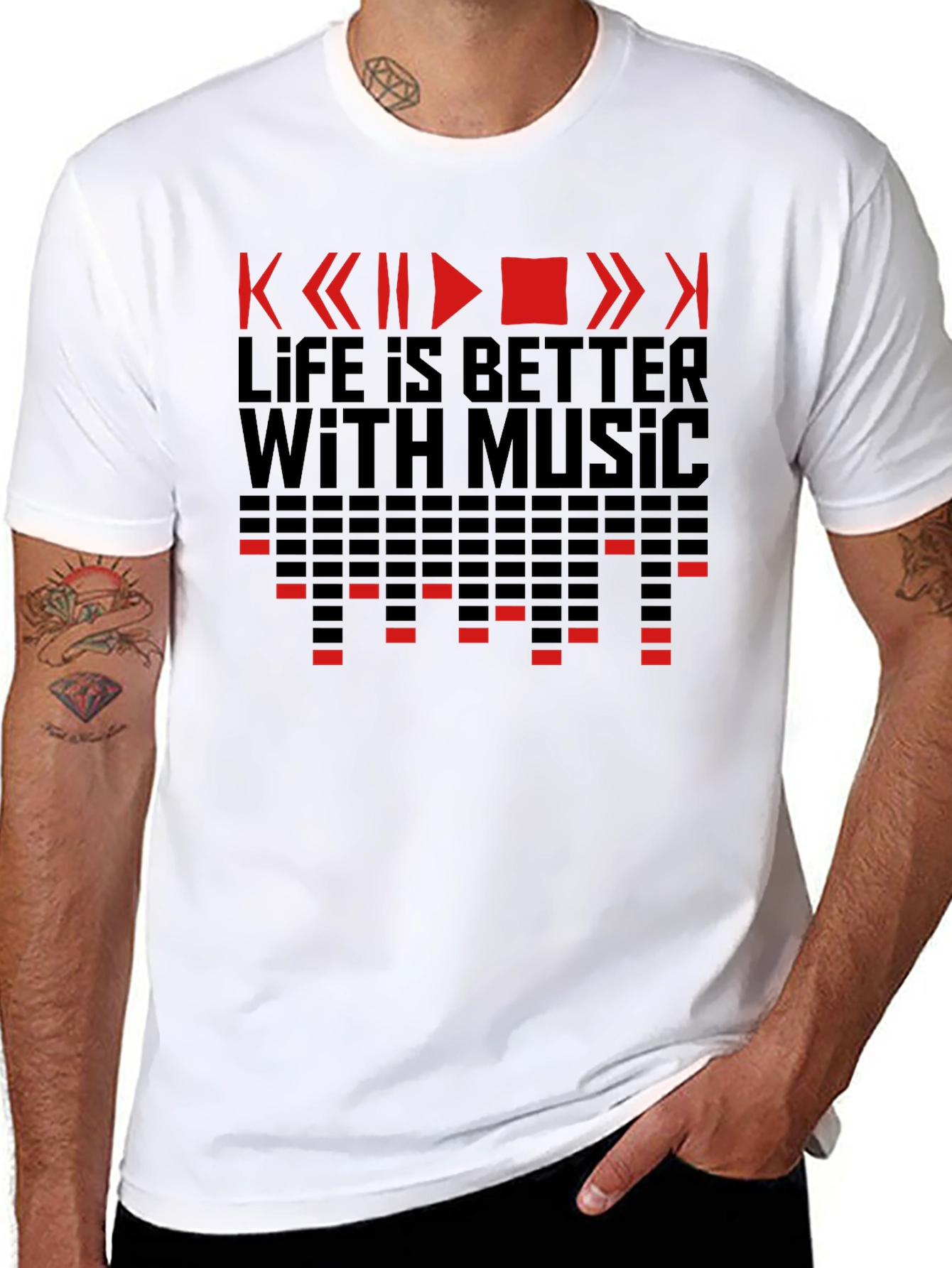 Life is Better with Music Graphic Tee