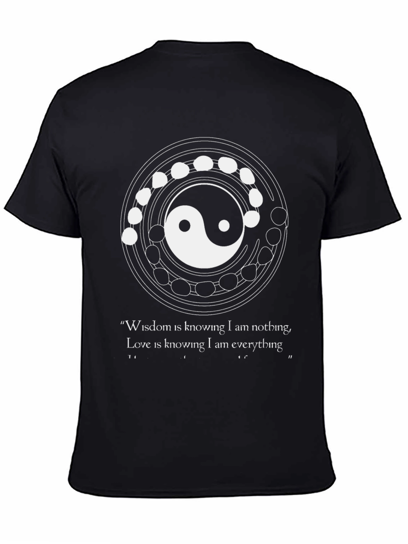 Yin Yang Wisdom Love Graphic T-Shirt